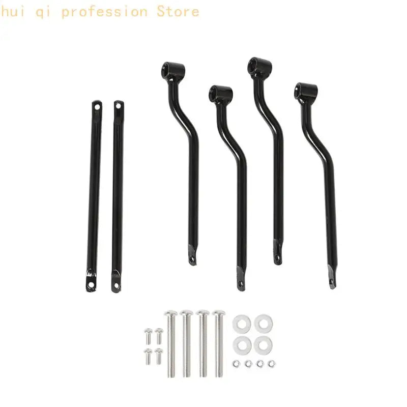 Motorcycle Saddlebag Support Bracket Side Bag Mounting Device Simple Installation for Custom Cruisers & Retro Bikes H8WE Quake Black CN