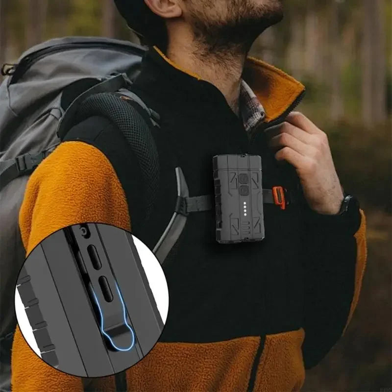 Rechargeable Zoomable Flashlight Double Mode Base 4 Brightness Level Waterproof For Outdoor Camping Emergency K1KF Quake