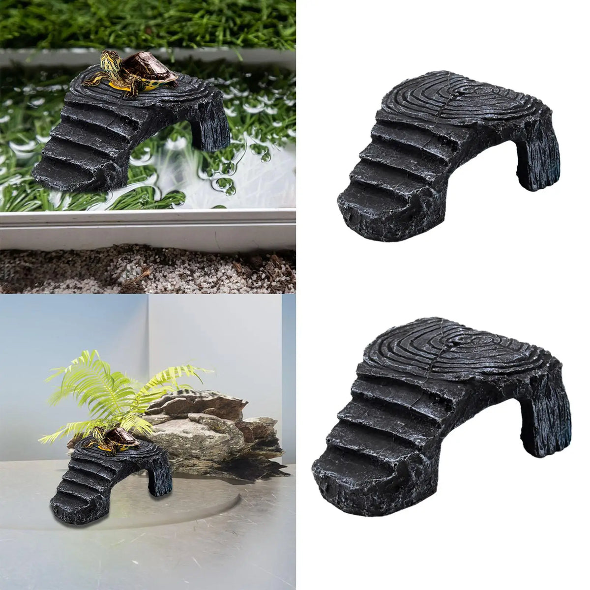 Turtle Resting Basking Platform Nest Turtle Resting Terrace for Frog Bearded Dragon Small Reptiles Turtles Semi Aquatic Animals Quake