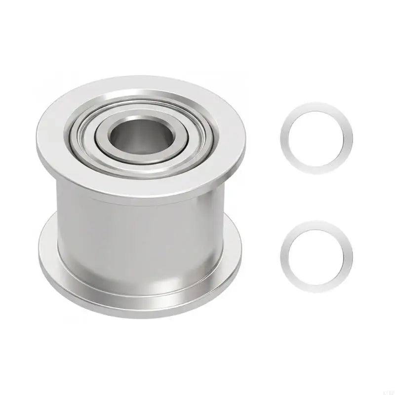 3D Printer XY Shaft Idler Pulley Metal Replacement Part for Belt Guide Service, Smooth Silver Pulley Assembly, Set K1KF Quake