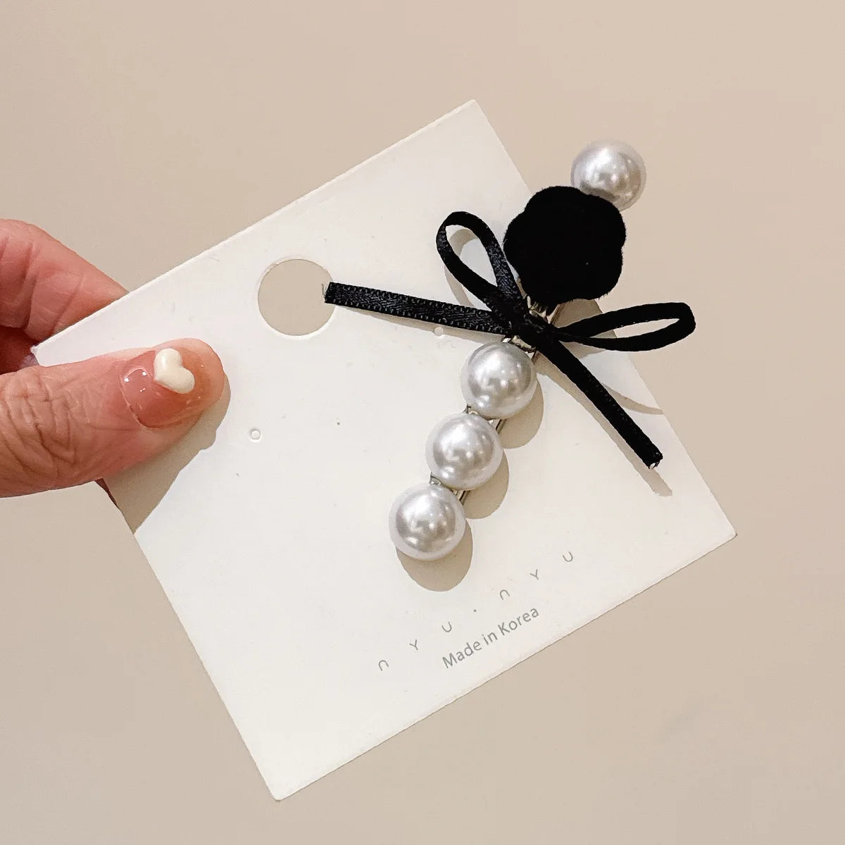 Velvet Rose Flower Hair Clip Sweet Pearl Floral Hairpin French Romantic Girl Bangs Barrettes Wedding Bride Headwear Accessories Quake black bow