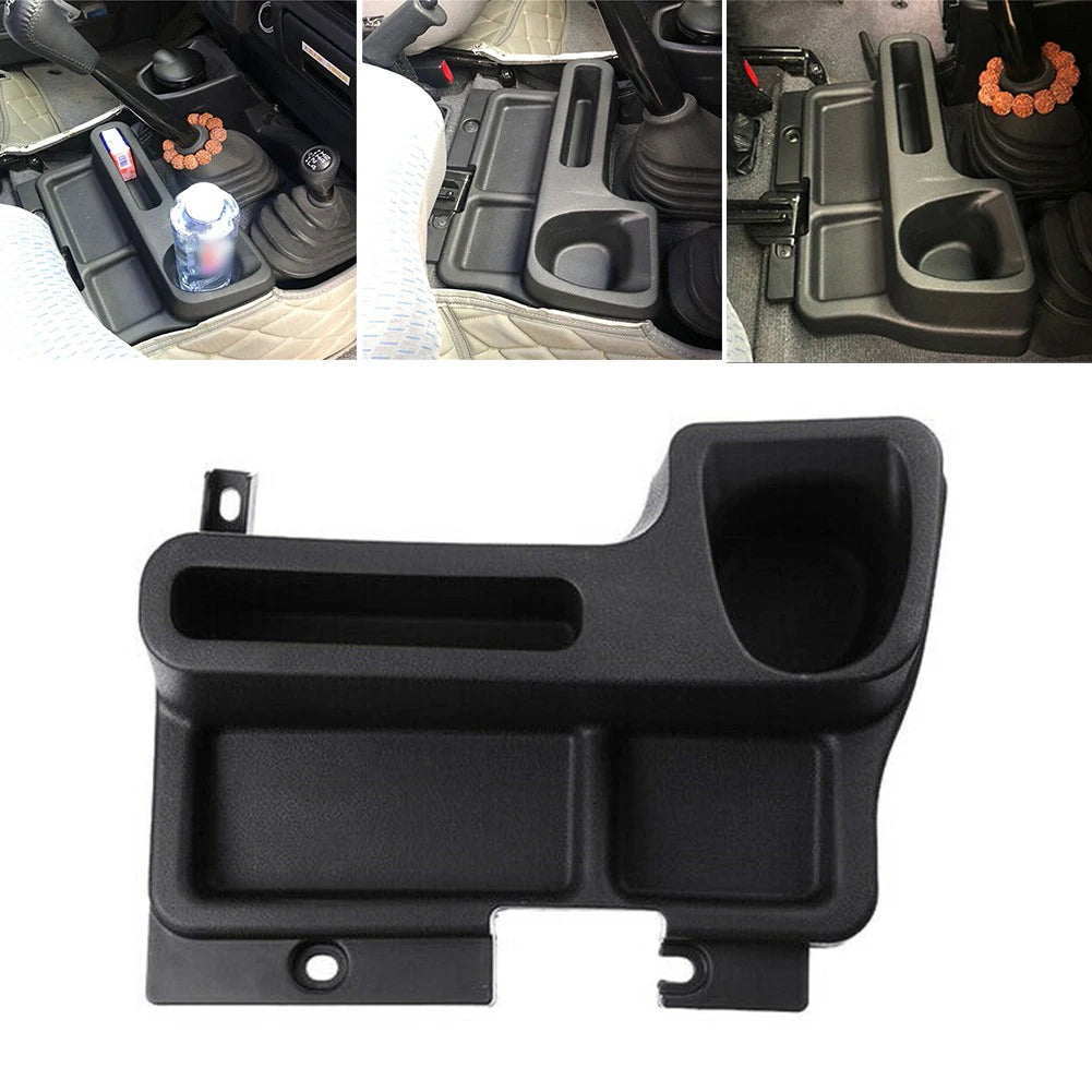 For Toyota Land Cruiser 70 71 76 79 Console Armrest Box Console Storage Box Center Plastic Tray 1pcs Accessories Black Car Quake A