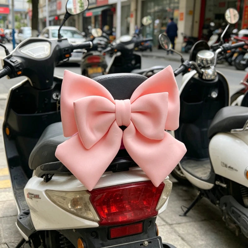 1pc Electric Bike Bow Decoration Accessories Cute and Essential Decorations for Electric Bikes Quake