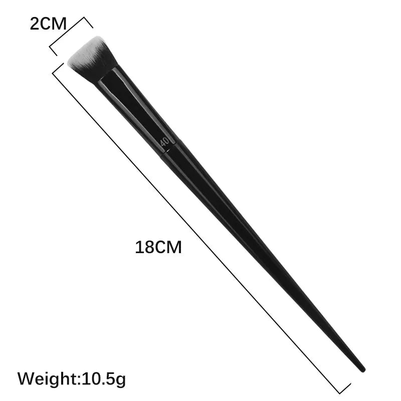 Women Soft Fiber Hair Concealer Makeup Brush Black Handle Powder Blusher Eye Shadow Foundation Make Up Brushes Beauty Tool Quake