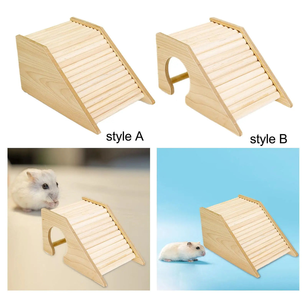 Bridge for Climbing Ladder Bridge Piggies Hammock Small Pets Accessories Bunny Hiding Wooden Climbing Bridge Ladder Quake