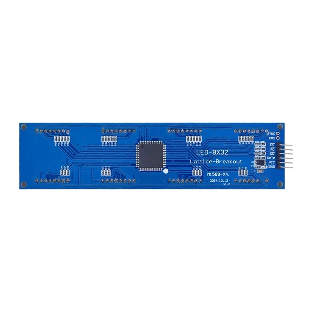 Module HT1632 Dot Matrix Driver with MCU Lattice-Breakout Board LED 8X32 Red Dot-matrix Screen 2.4V-5.5V for MCU Control Quake