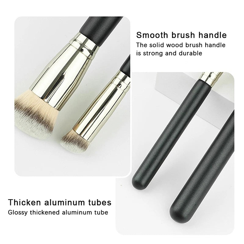 Makeup Brushes Foundation Concealer Angled Seamless Cover Synthetic Dark Circle Liquid Cream Cosmetics Contour Brush Beauty Tool Quake