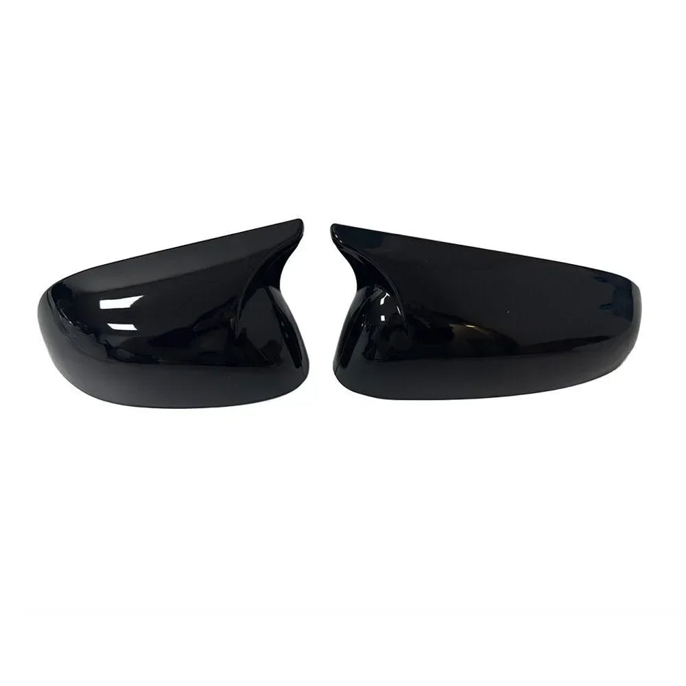 For LHD VW Golf 4 MK4 1998-2002 Passat B5 Jetta Car Sticker Rearview Side Mirror Cover Wing Cap Exterior Door Case Trim ABS Quake Gloss Black