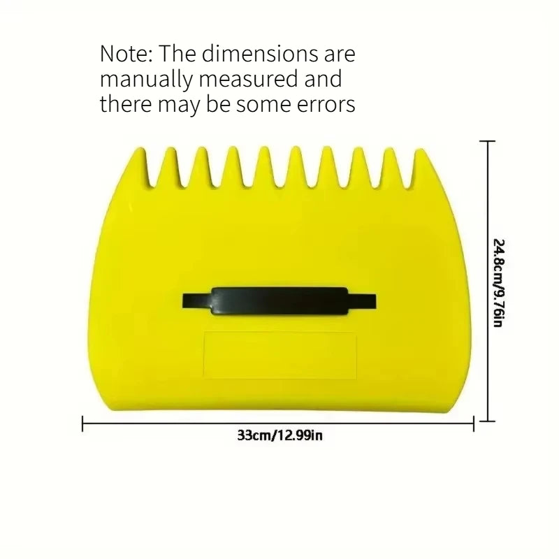 Multifunctional Garden Leaf Grabber Leaf Rake Portable Hand Tool for Collecting Fallen Leaves and Debris in Outdoor Yard Quake