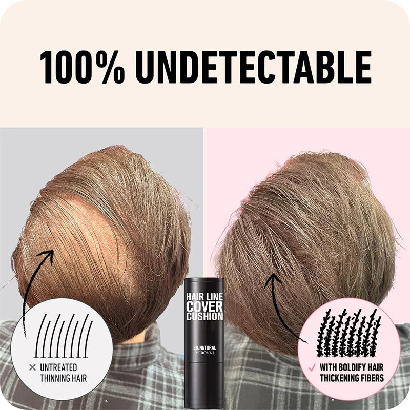 Instant Hairline Powder Fast Covering Hair Root Concealer Eyebrow and Beard Lines, and Long-lasting Wind and Sweat Resistant Quake