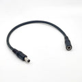18AWG DC5521 1to Multiple Way Power Splitter Cable 5V 12V Power Adapter Connector Cord For LED Strip Lights CCTV Camera 40CM Quake 1 to 1 18AWG 40CM