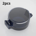 vvocci 1/3/5Pcs Baby Safety Protection Door Lock Products Cover Home Bedroom Door Switch Anti-Locking Lid Kids Protective Quake B207 Black-2pcs