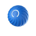 Dog Toys Intelligent Gravity Jump Ball Rechargeable Bite-Resistant Rolling Ball Cat And Dog Chase Interactive Pet Toys Quake Blue