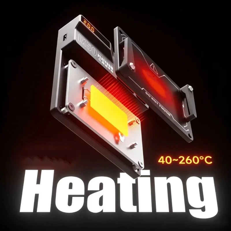 Circuit Board Preheating Station with 3 Saved Temperature Controls, Digital Display and Set-Point Sound for Component K1KF Quake CN