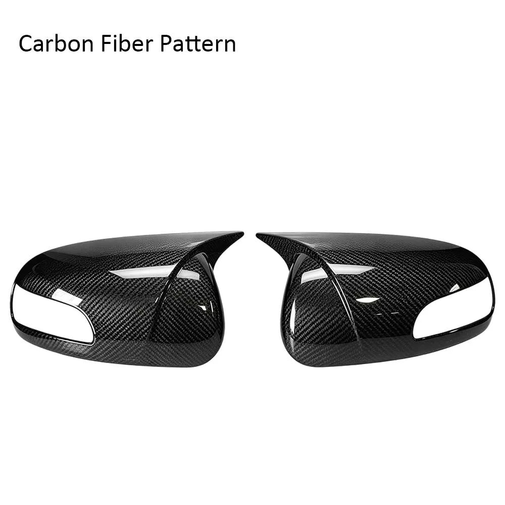 For Kia Cerato 2004-2009 2x Car Sticker Rearview Side Mirror Cover Wing Cap Exterior Case Trim Accessories Vehicle Decoration Quake Carbon Look