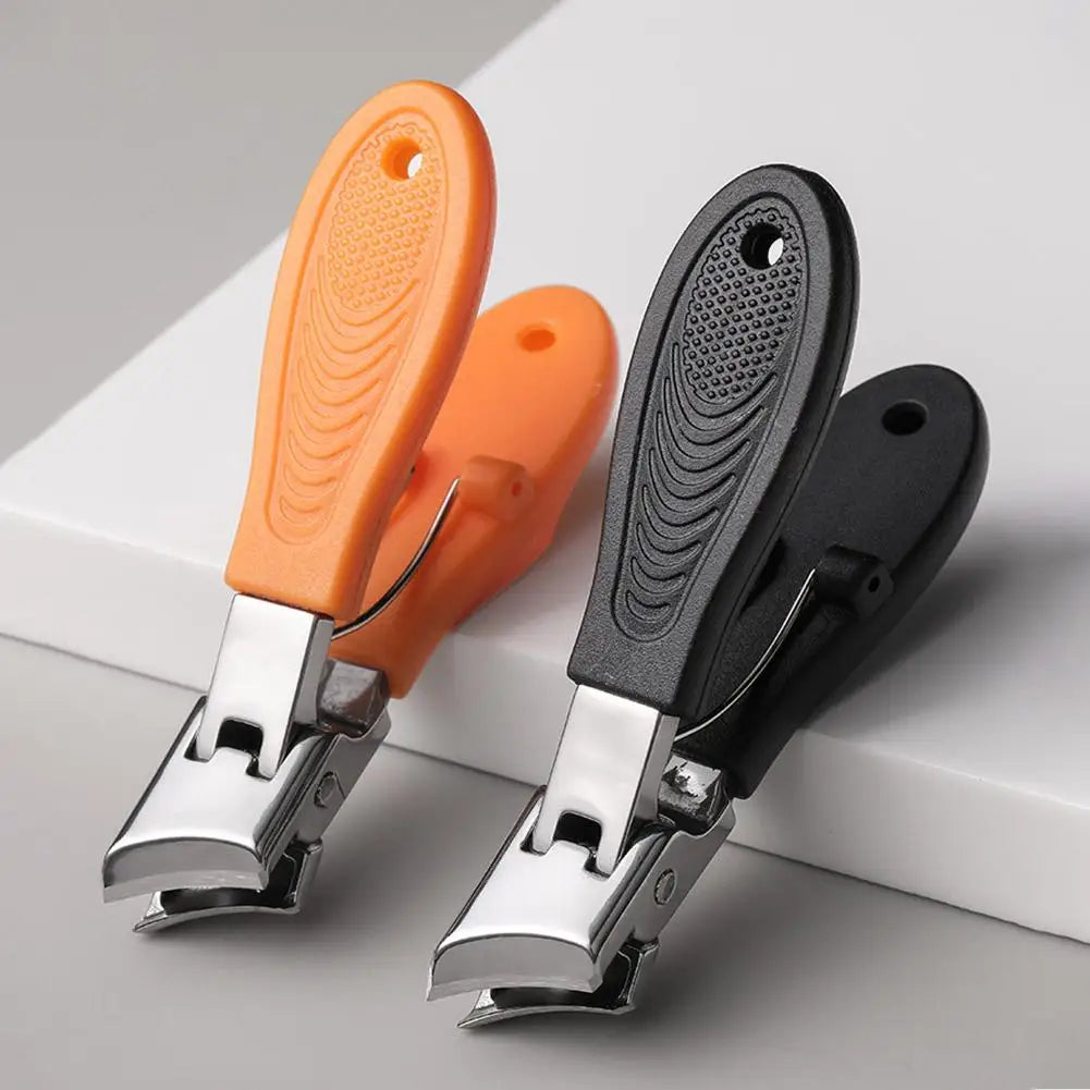 Large Opening Toenail Clippers-Extra Wide Jaw Nail Cutter with Sharp Pointed and Oblique Blades, Anti-Splash Design,for Thick In Quake