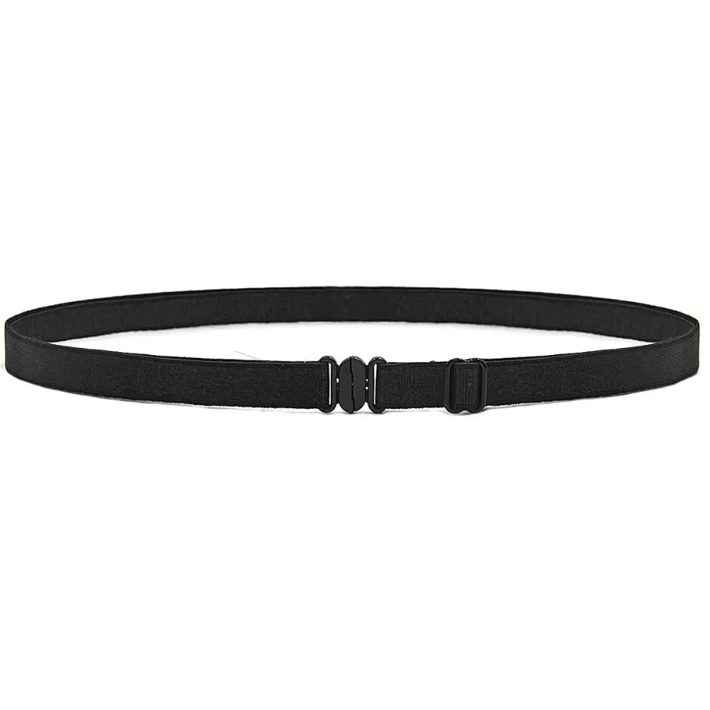 Highly Elasticity Crop Adjustable Band Adjustable Durable Crop Tool for Shirt Crop Band for Tucking Shirts Quake Black-Style 1