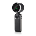5 Speed Handheld Mini Fan Foldable Mini Fan Portable Desk Outdoor Neck Hanging USB Rechargeable Fan Phone Stand Display Screen Quake black