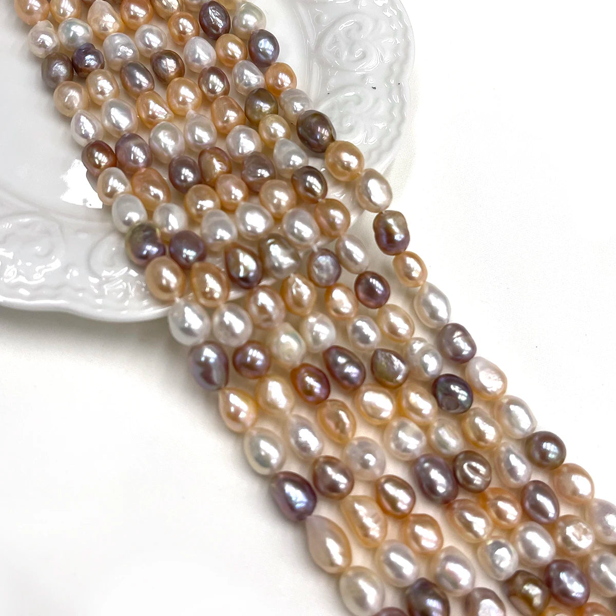 Rainbow Isolation Pearl Natural Freshwater Irregular Pearl For Jewelry Making DIY Necklace Bracelet Chains Accessory Quake