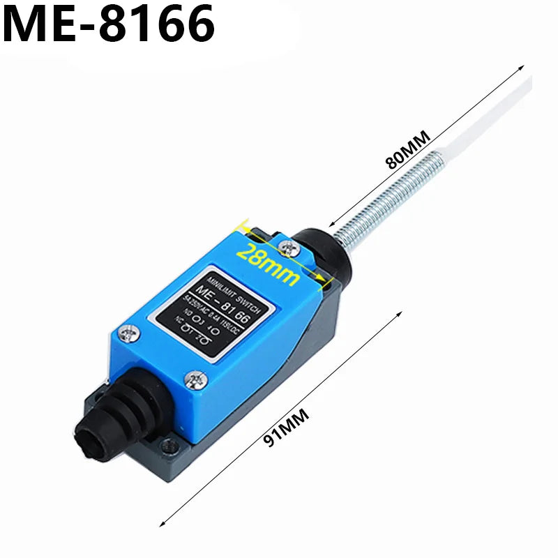 ME ME-8108 limit switch Rotary Adjustable Roller Mini Limit Switches TZ-8108 AC250V 5A NO NC 8108 8104 8111 8112 8122 8166 9101 Quake ME-8166
