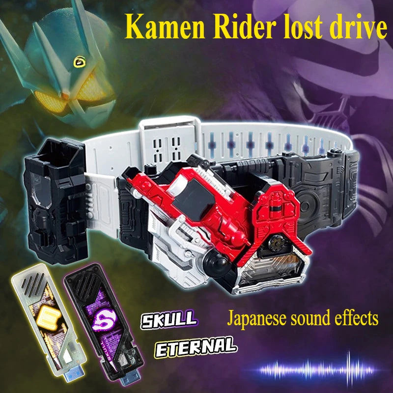 CSM Kamen Rider W Lost Driver Belt Cyclone Joker Luna Metal Contact System Japanese Voice Multi-Sound BGM Role Play Gear Gift Quake