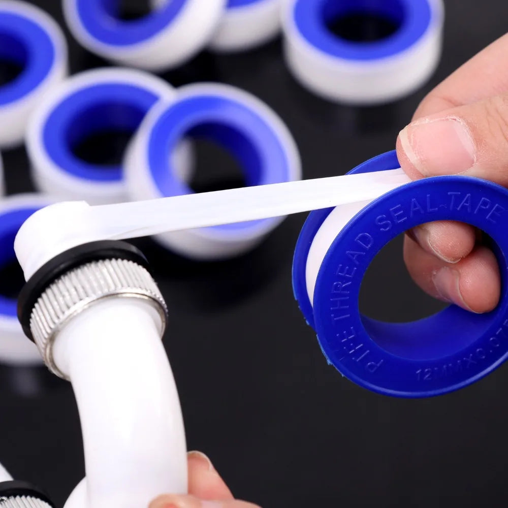 30/1PCS Pipe Leak Proof Sealing Tape Sink Drain Pipe Thread Duct Tapes Plumbing Fitting Repair Tool Waterproof PTFE Sealant Tape Quake