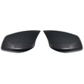 For BMW 5 Series E60 E61 E63 E64 2003-2007 Car Sticker Rearview Side Mirror Cover Wing Cap Exterior Door Case Trim Carbon Black Quake Carbon