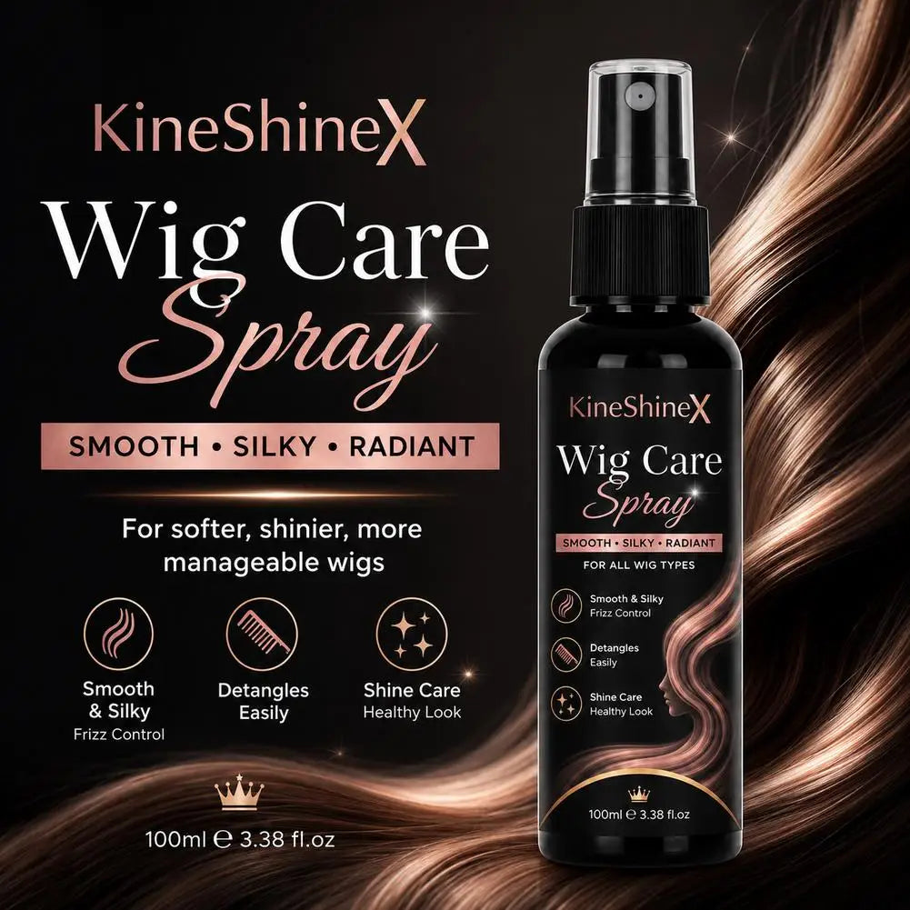 Wig Care Spray Leave-in Conditioner Moisturizing Smoothing Anti-frizz Detangle Soften Repair For Human Hair & Synthetic Wigs Quake