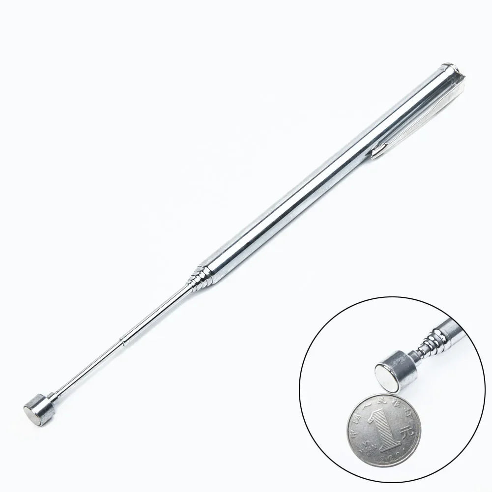 25.6" Portable Telescopic Magnetic Pickup Pen Tool for Car Repair & Maintenance - Extendable Magnet Retrieval Device Quake