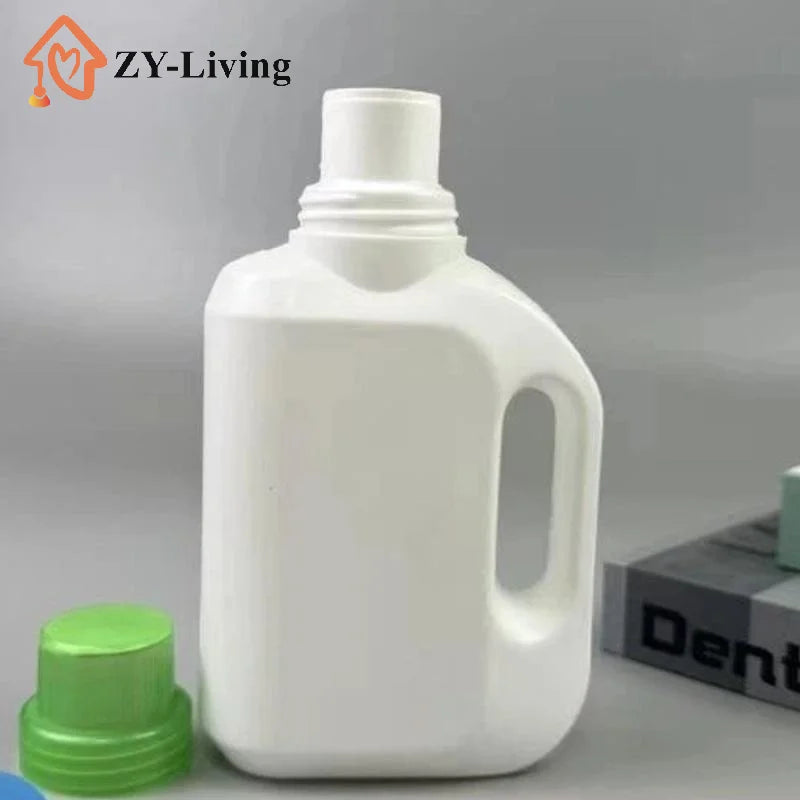 500ml PE Plastic Empty Bottle With Handle Screw Cap Liquid Fertilizer Laundry Detergent Refillable Jar Quake