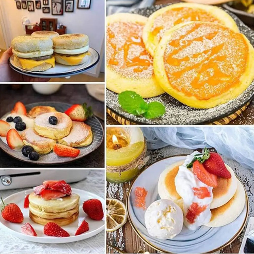 Stainless Steel Double Rolled Baking Circle Tart Ring Fruit Pie Cake Cookie Molds 10cm 8cm for Kitchen Biscuit Pastry Quake