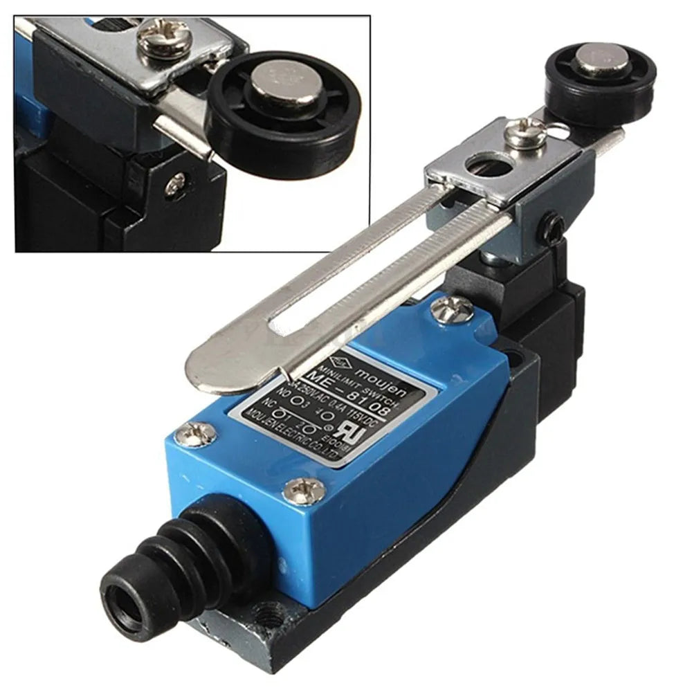 ME-8108 Limit Switch Rotary Adjustable Roller Lever Arm Mini Limit Switch TZ-8108 Momentary Quake Default Title