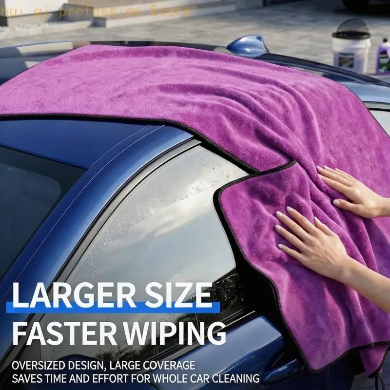 Super Absorbent Microfiber Car Wash Towel Soft Drying Cloth For Auto Detailing H8WE Quake