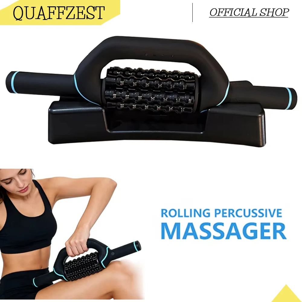 Roller Massage Impactor Deep Tissue Muscle Relaxation Rechargeable Cordless Relieve Post Exercise Quake Default Title