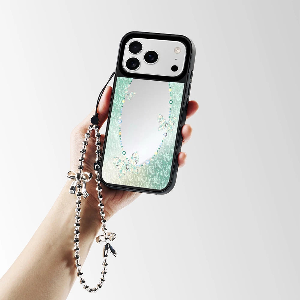6090742 Mirror Surface Magnetic Phone Case Cover for IPhone 13 14 15 16 17 18 Pro Max Case Quake