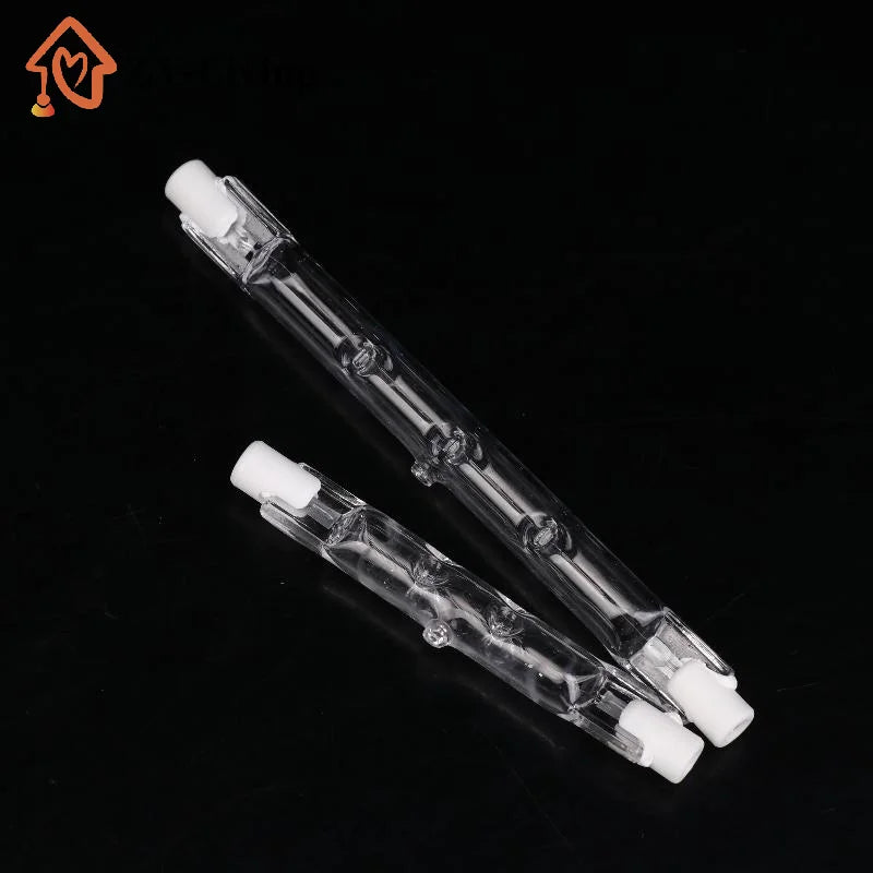 1Pcs J Type Halogen Light Bulb 360° Beam Angle R7S Halogen Linear Light Bulb For Ceiling Cabinet And Desk Construction Lights Quake