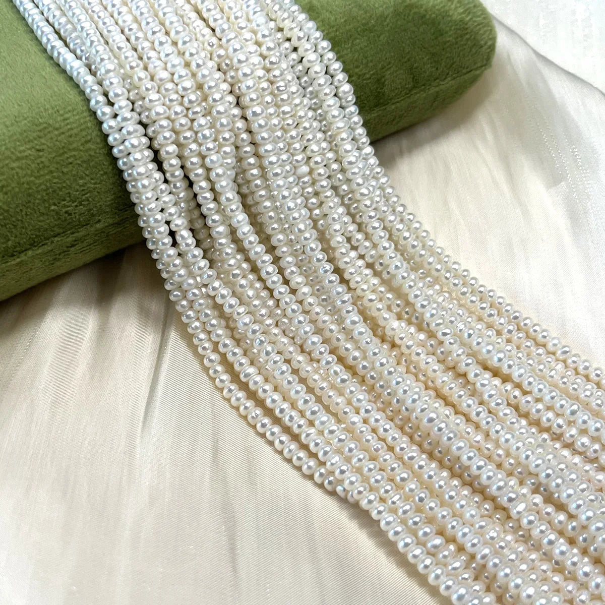 Natural Freshwater Pearl Isolation Pearl 3-4mm For Jewelry Making DIY Necklace Earrings Bracelet Accessory Quake