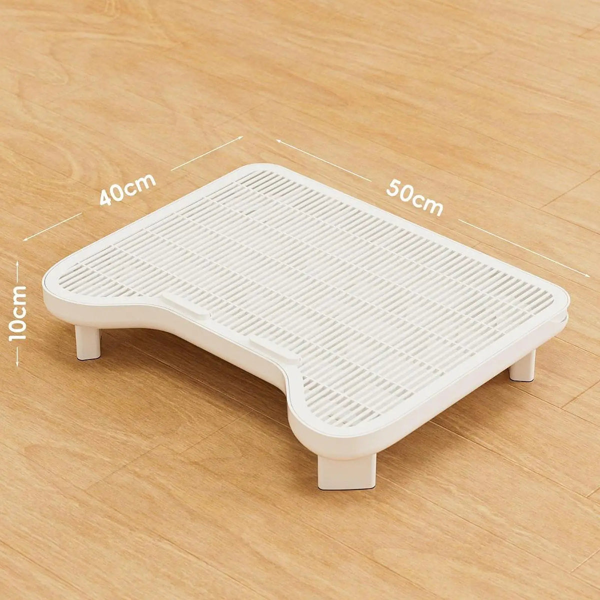 Double Layered Cats Litter Mat Step Stool Splashproof Protection for Portable Large Cage Indoor Cat Condo Quake