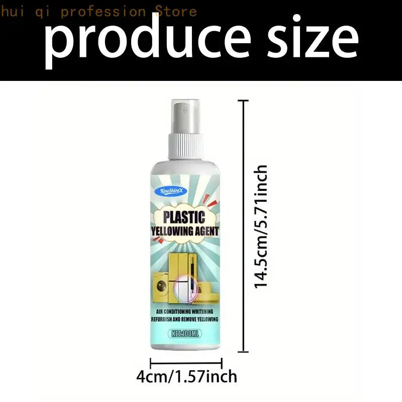 50ml/100ml Restoration Agent with Towel Stain Remover Appliances Yellowing Removal Sprayer for Air Conditioning Shell H8WE Quake