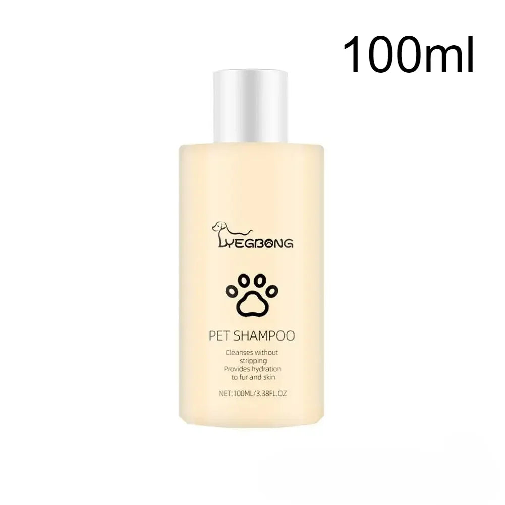 100/300ML Pet Shampoo Cat Dog Hair Softening Shower Gel Anti Mite Moisturizing Itchy Cleans Hair Remove Dirt Odor Pet Products Quake 100ml