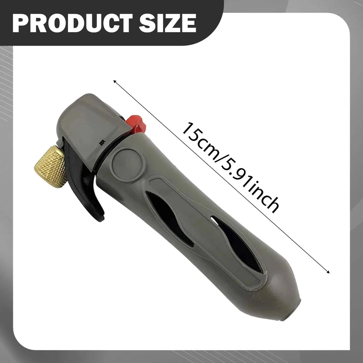 Handheld CO2 Charger Gas Ball Lock Disconnect Beer Wine Soda Keg Charging Device for Portable Use Party Quake