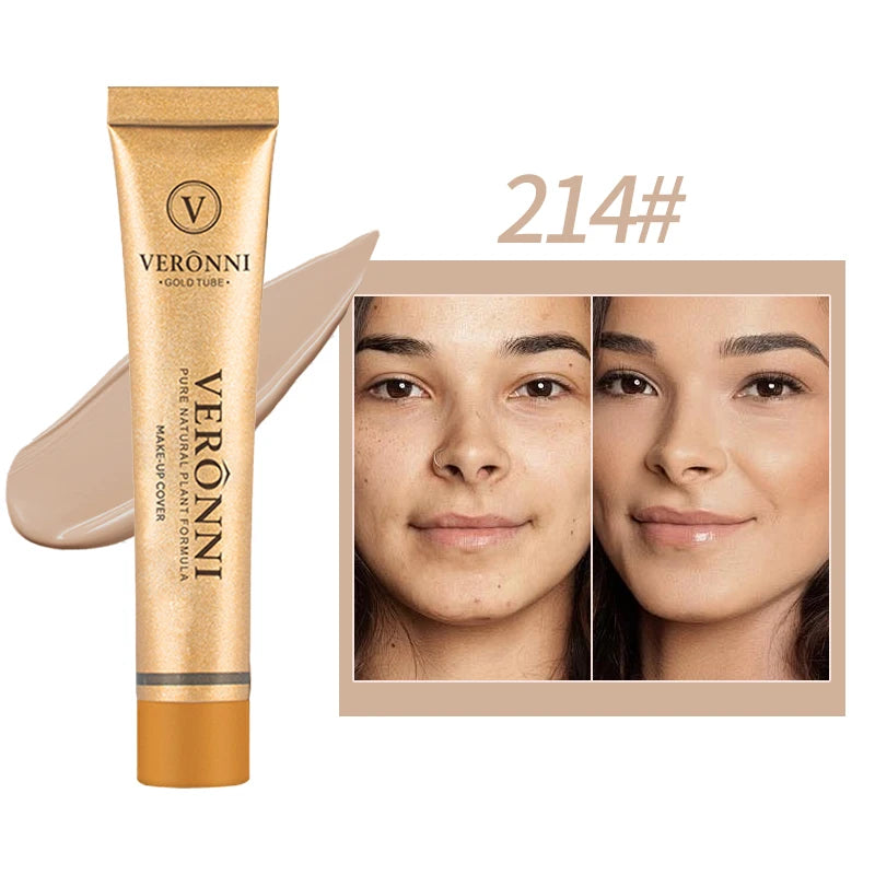 Long-lasting waterproof and sweatproof concealer with natural nude Maquiagem Liquid Concealer Beauty Face Cosmetics Makeup Base Quake 214