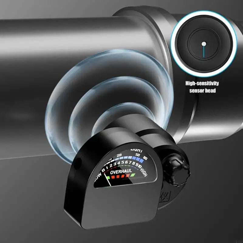 High Sensitivity Type C Water Leak Detector With Frequency Display Sensitive For Pipe Leakage Detection K1KF Quake