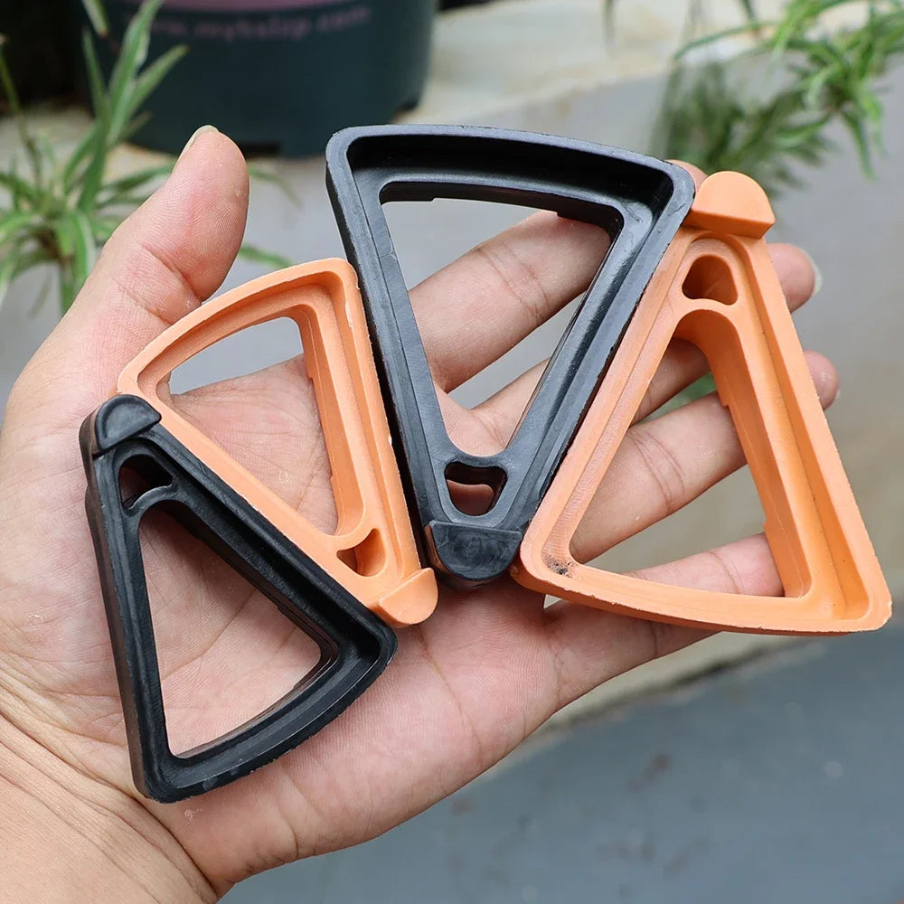 10/5Pc Flower Pot Feet Ventilation Anti-rot Base Raised Flower Pot Foot Pad Breathable Triangle Tray Garden Potted Planting Tool Quake