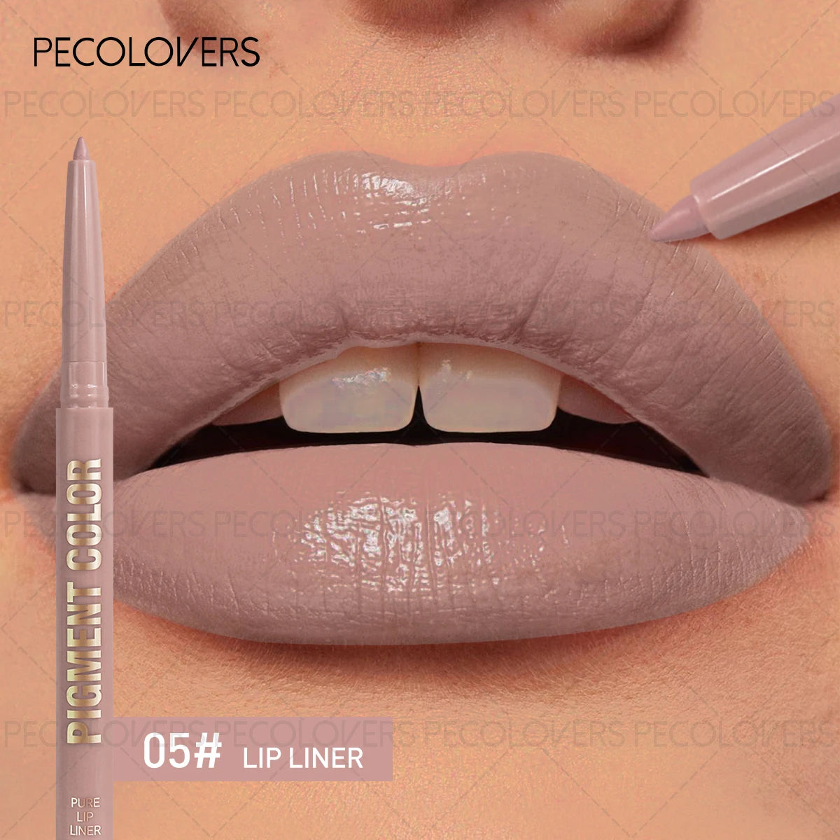 1 Pcs Matte Lip Liner Pen, Used As Lip Liner and Lipstick, Oblique Mouth Design Suitable for All Lip Types, Perfect Gifts Quake 05