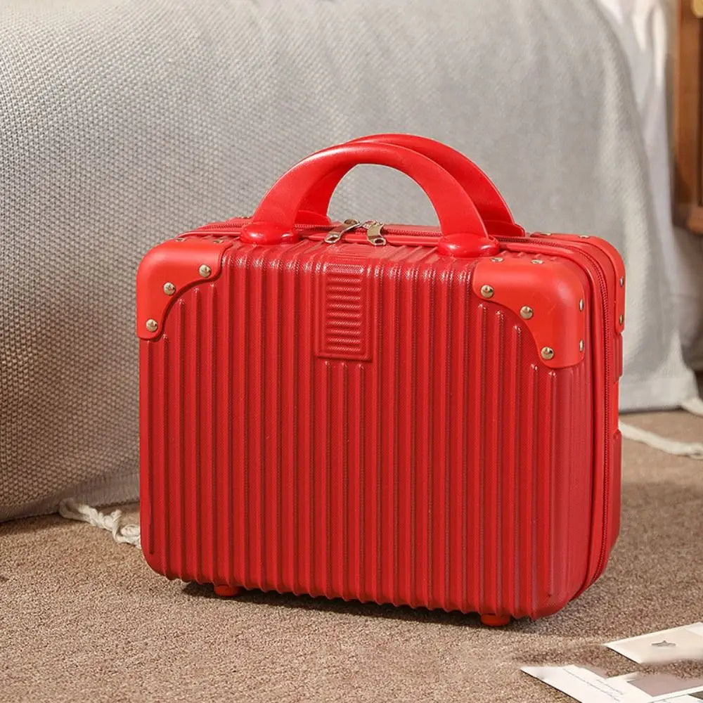Hot Sales 14 inch Travel Suitcase Mini Travel Makeup Case Organizer Hand Boarding Case For Women Quake 2