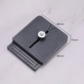 1Pc Furniture Film Tint Edge Cutting Small Guide Plate 5-45mm Distance Precise Trimming Tool For Carbon Fiber Car Film Wrap Quake Black