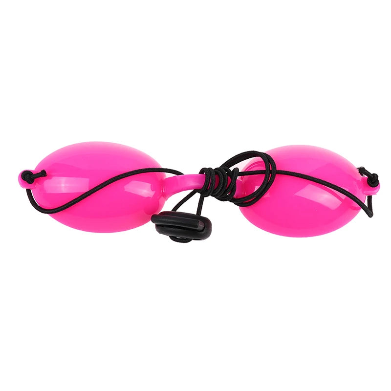 1Pcs IPL Laser Protection Eyepatch Beauty Clinic Safety Eye Shield Goggles Quake Rose red