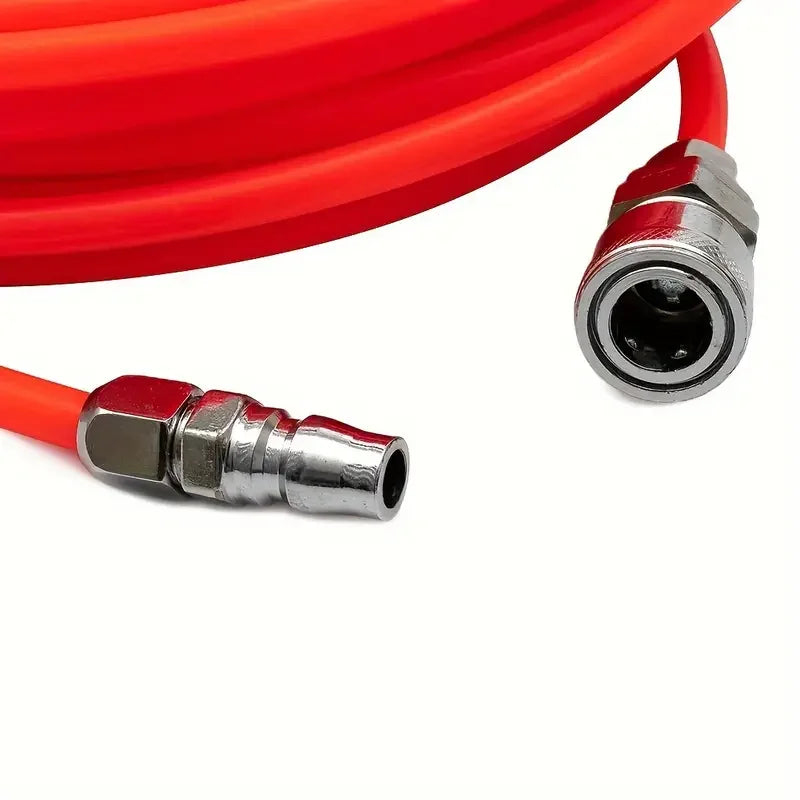 PE (Polyethylene) Air Compressor Hose with Quick Connect Couplings, Universal Thread Standard for Europe and America, Quake