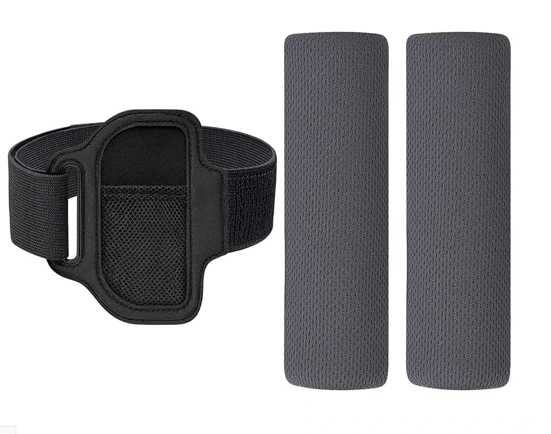 Ring-Con Grips and Leg Strap for Ring Fit Adventure Switch Game Quake GRAY